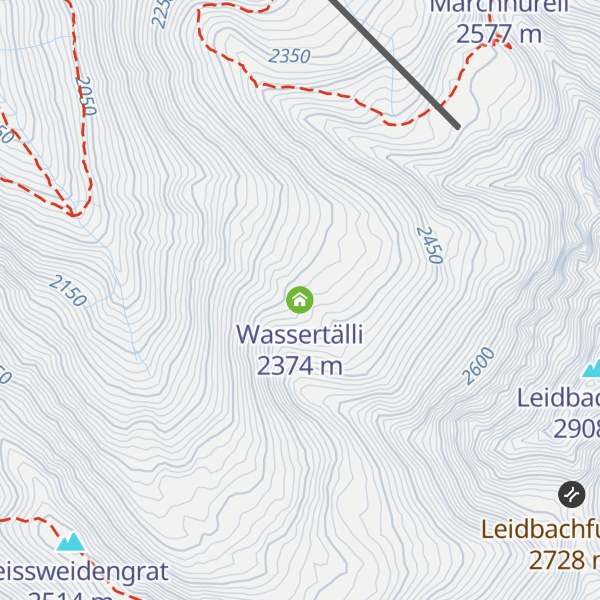 Map of Wassertälli