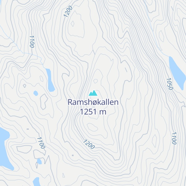 Map of Ramshøkallen