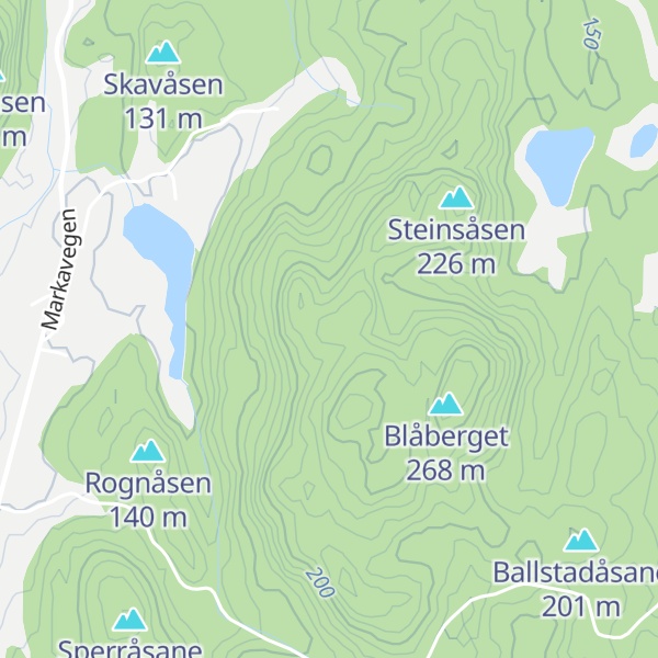 Map of Kjerråsen