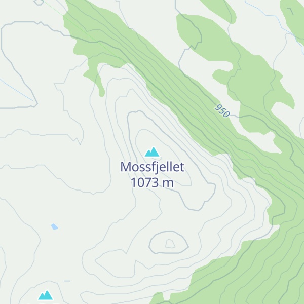 Map of Mossfjellet