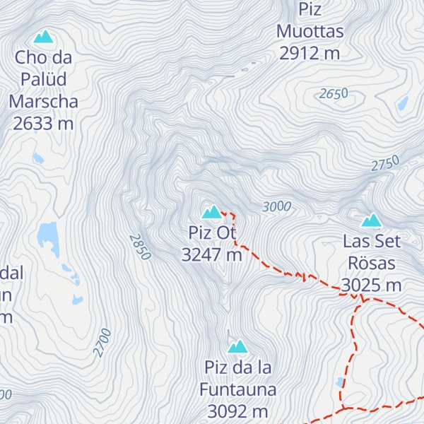 Map of Piz Ot