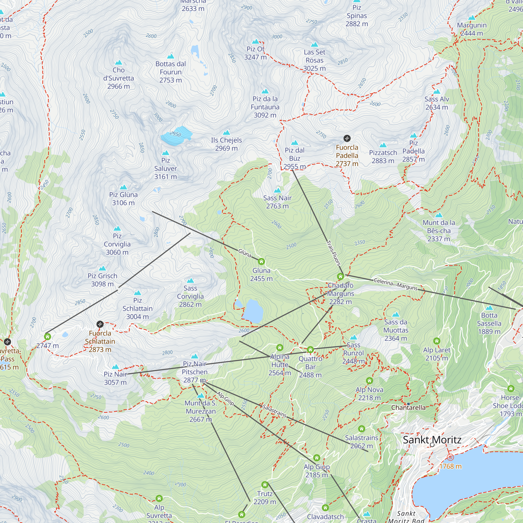 Glüna map
