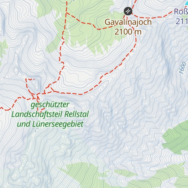 Map of Vandanser Steinwand