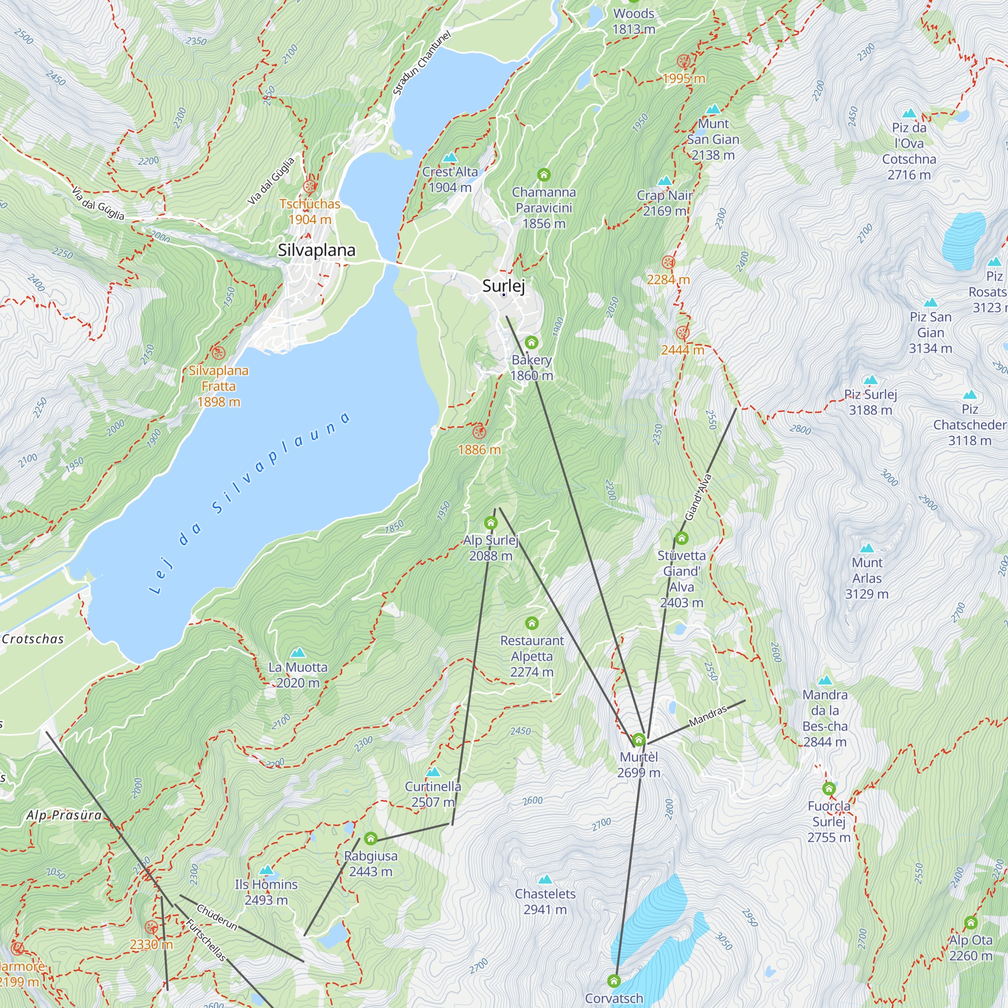 Hossa Bar map