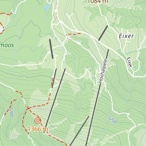 Map of Dornbirner Hütte