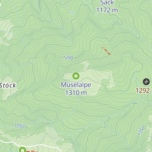 Map of Müselalpe