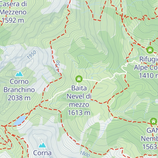 Map of Baita Nevel di mezzo
