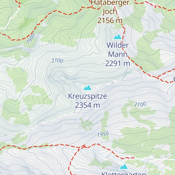 Map of Kreuzspitze