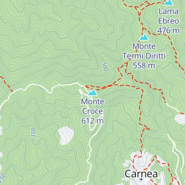 Map of Monte Croce