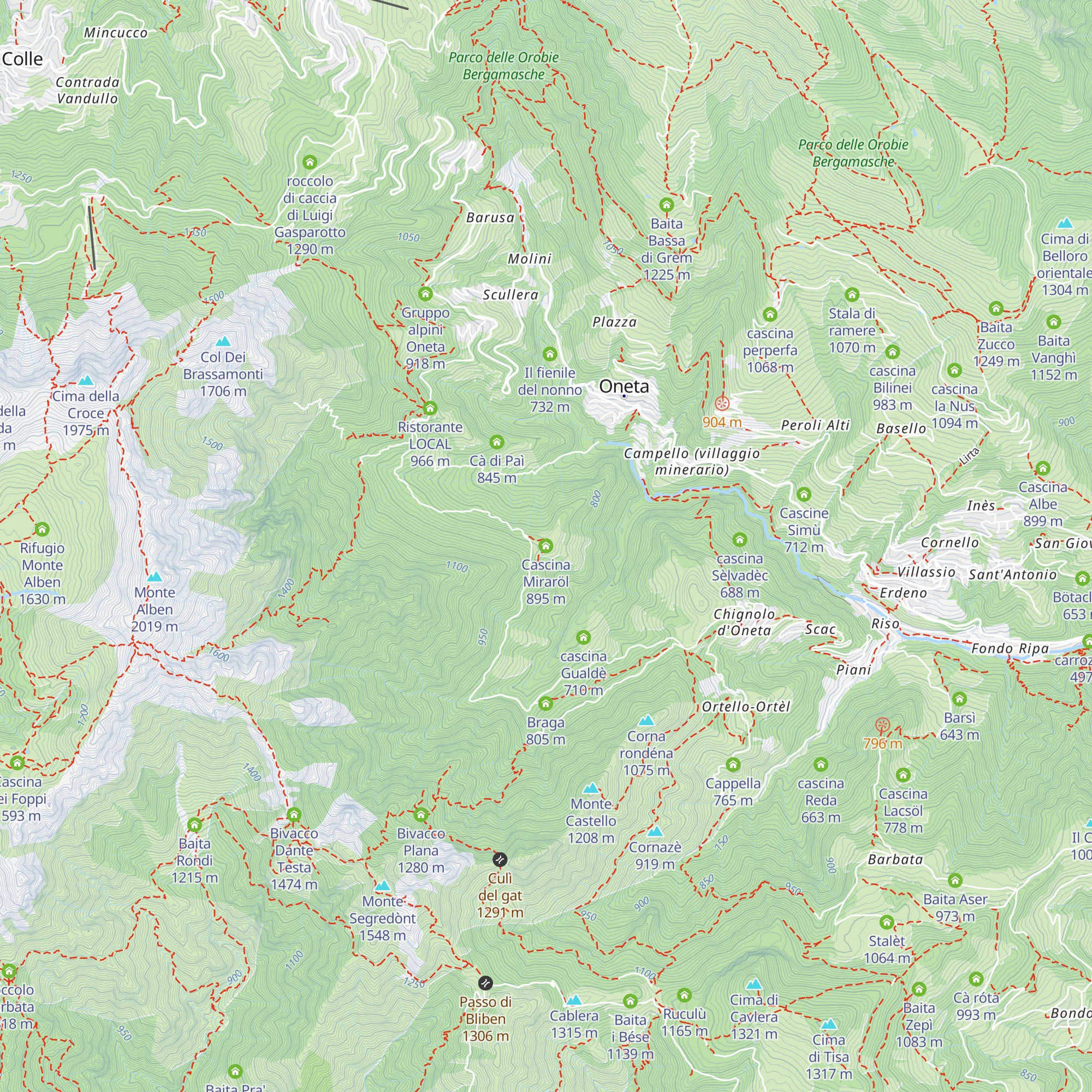 Cascina Miraröl map