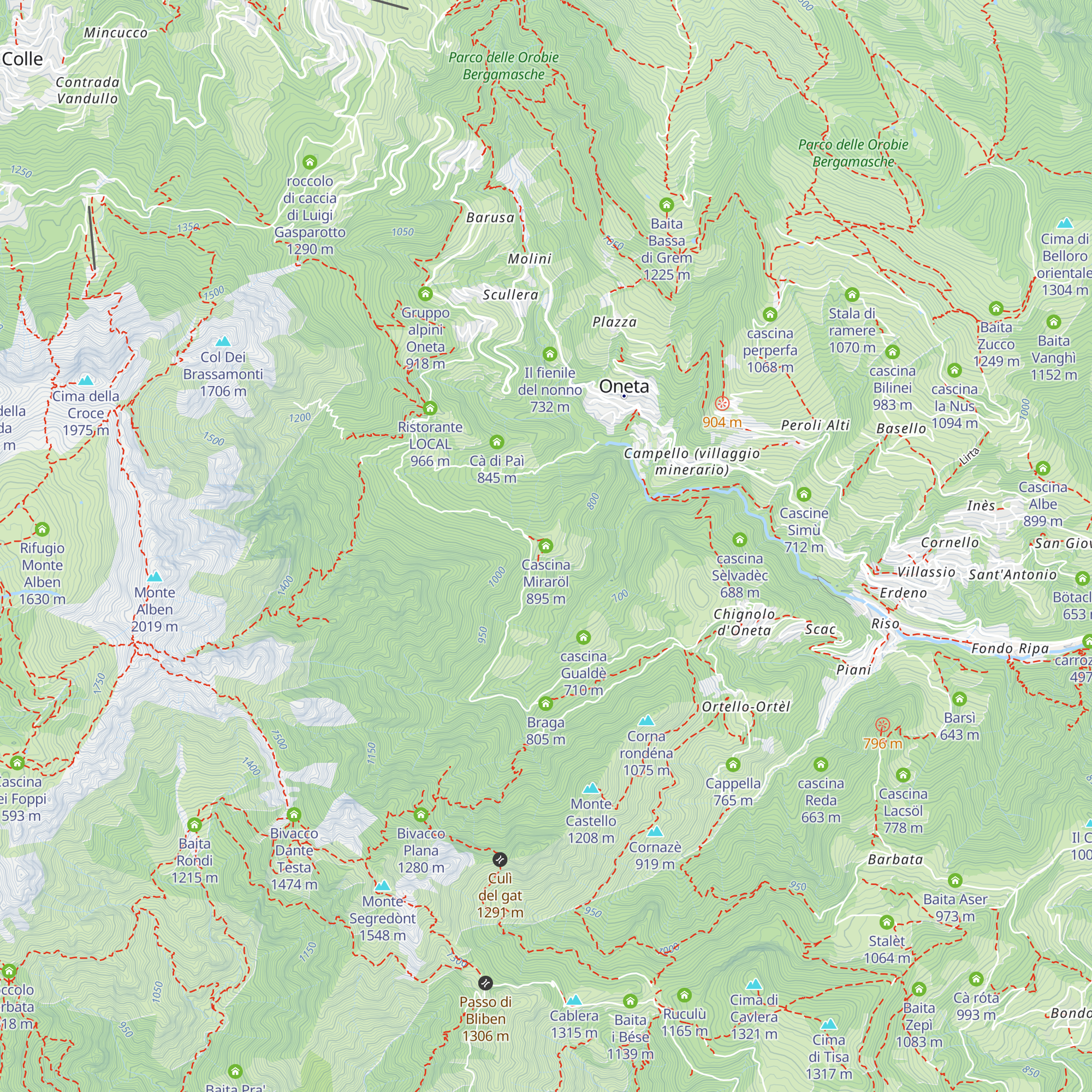 Cascina Miraröl map
