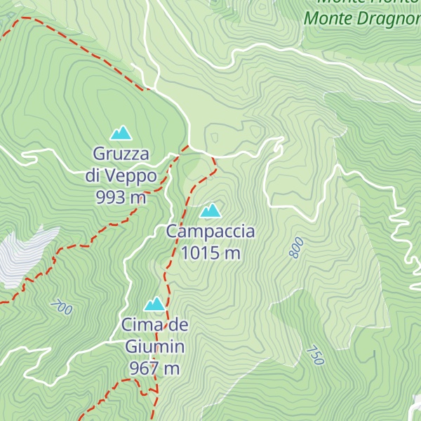 Map of Campaccia
