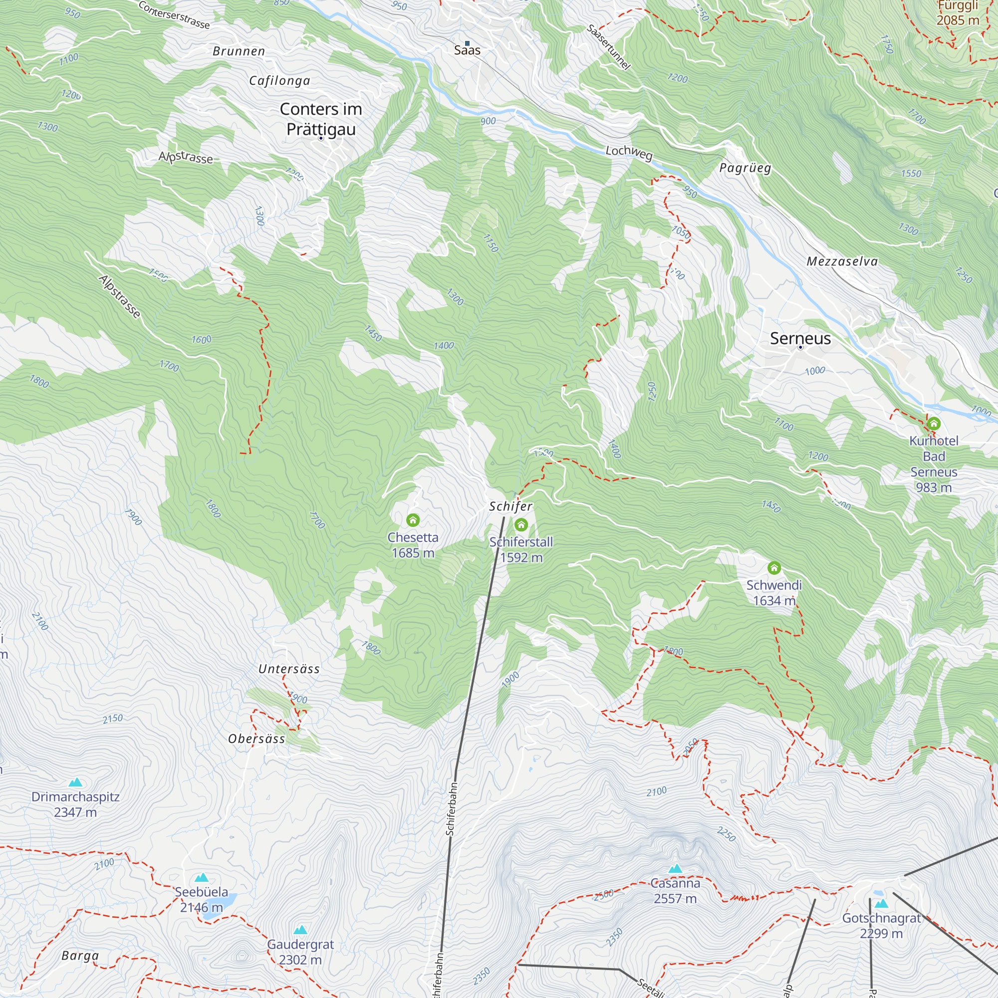 Erezsäss map