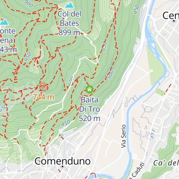 Map of Baita Di Tro