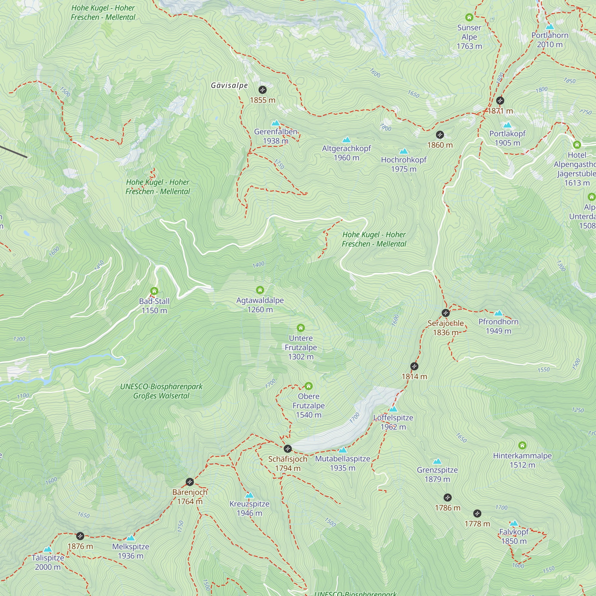 Sackalpe map