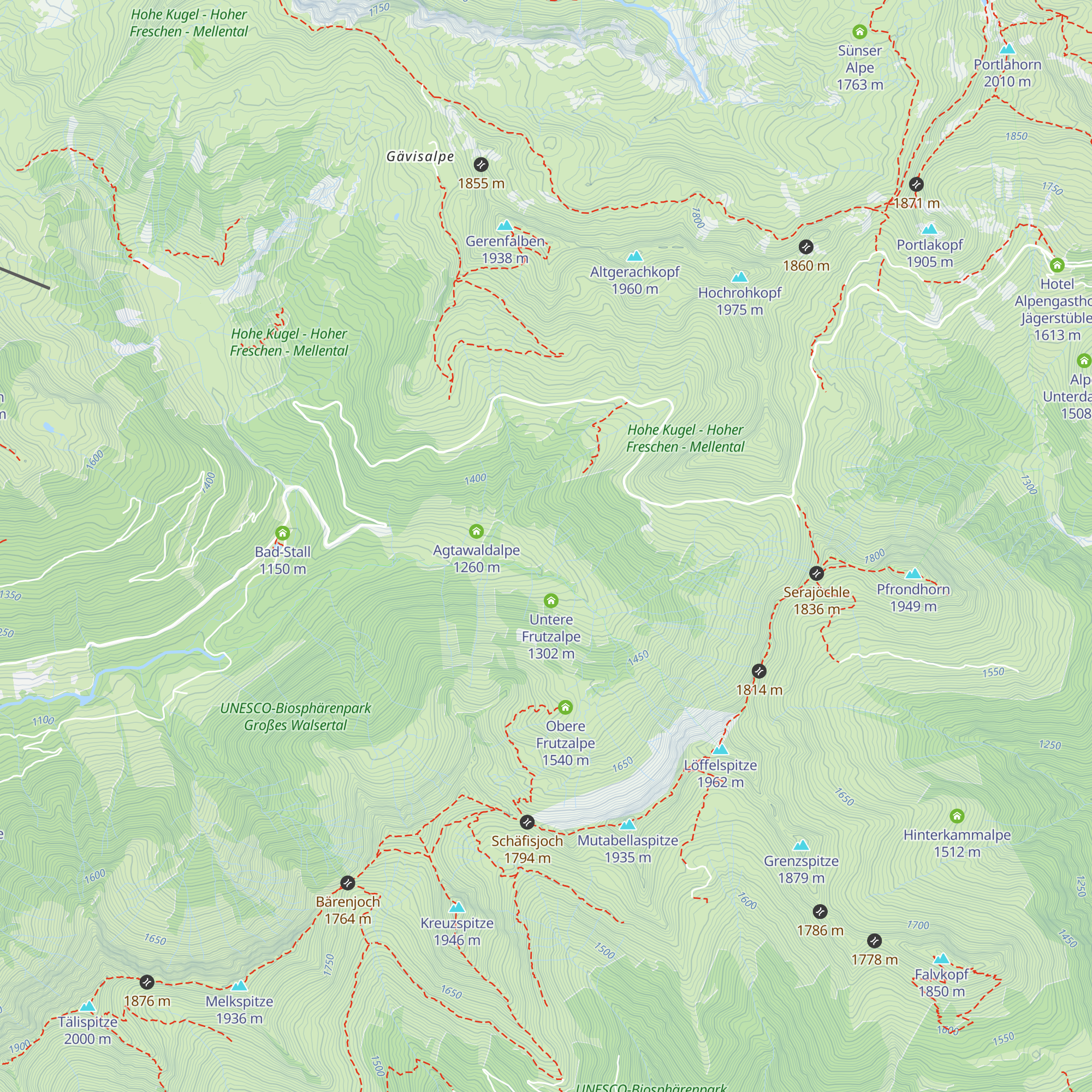 Sackalpe map