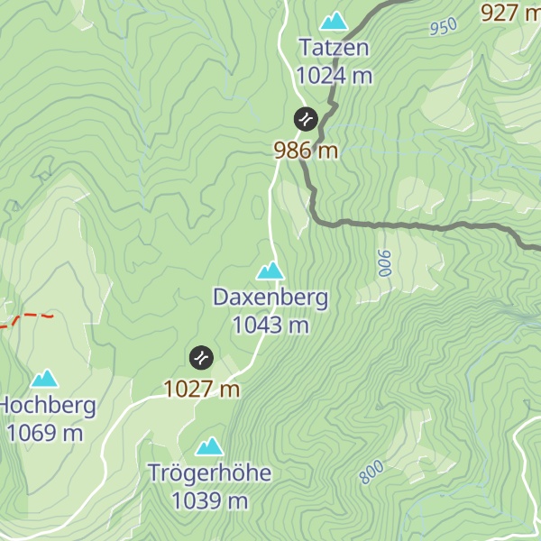 Map of Daxenberg