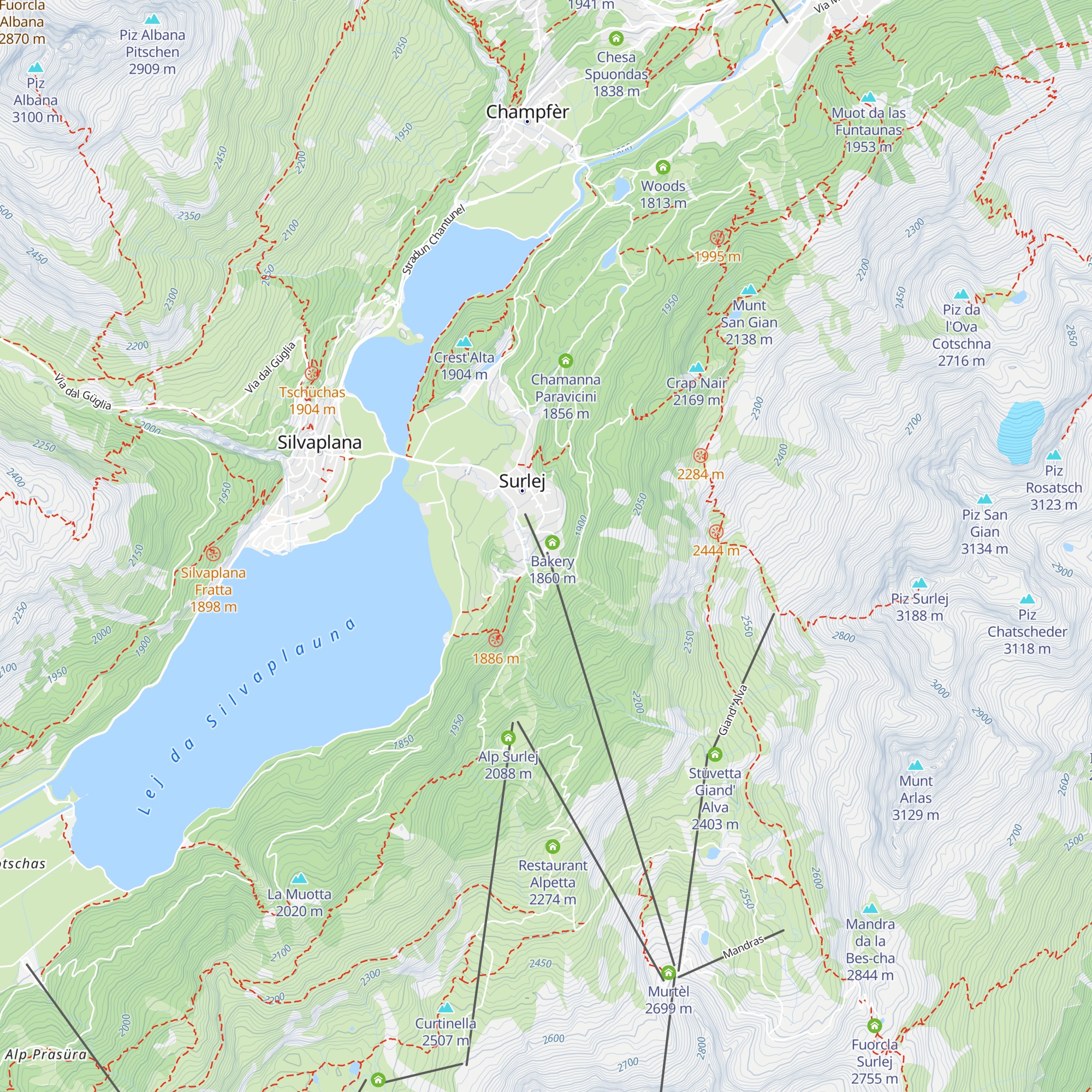 Stars map