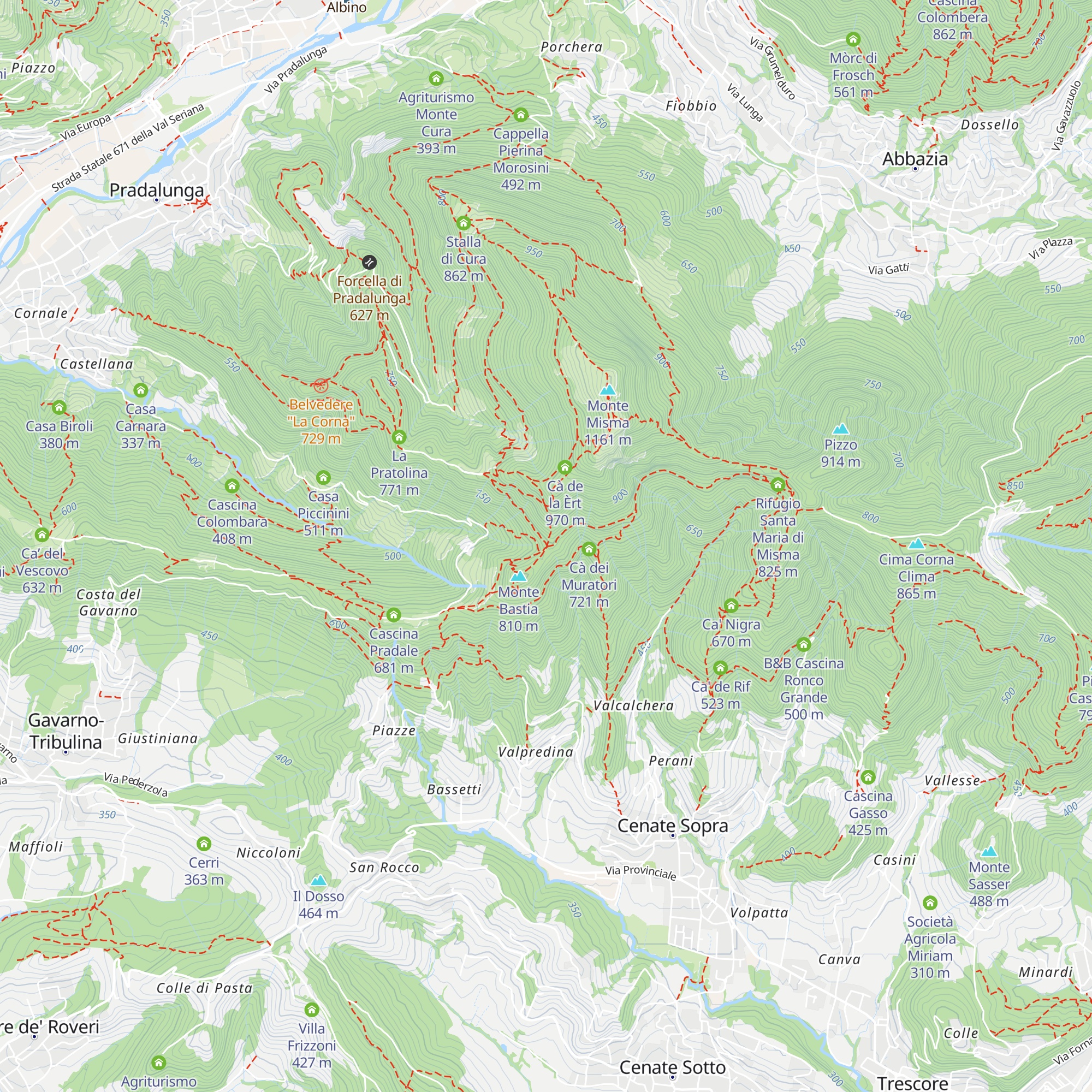 Roccolone map