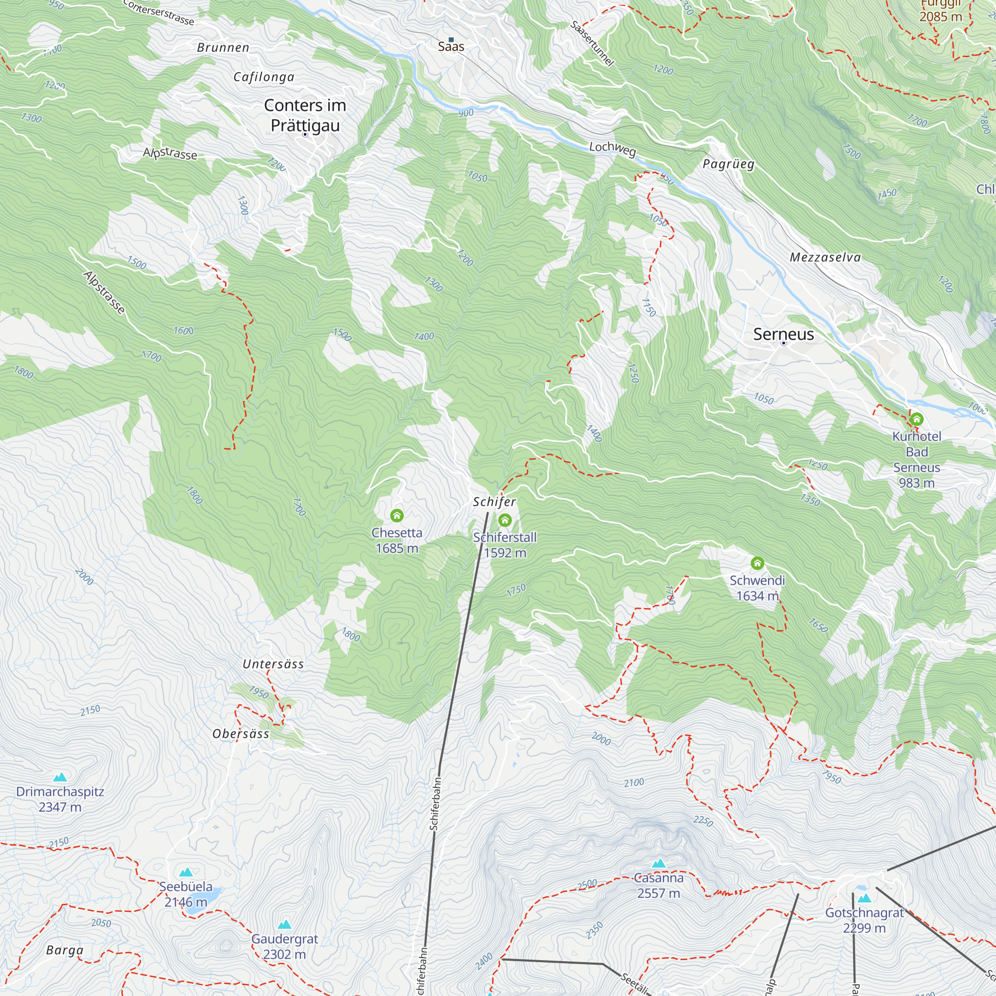 Berghaus Schifer map