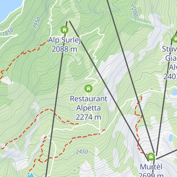 Map of Restaurant Alpetta
