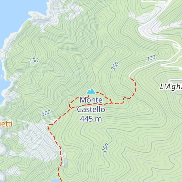 Map of Monte Castello