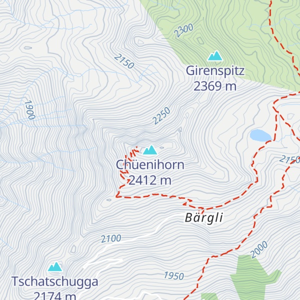 Map of Chüenihorn