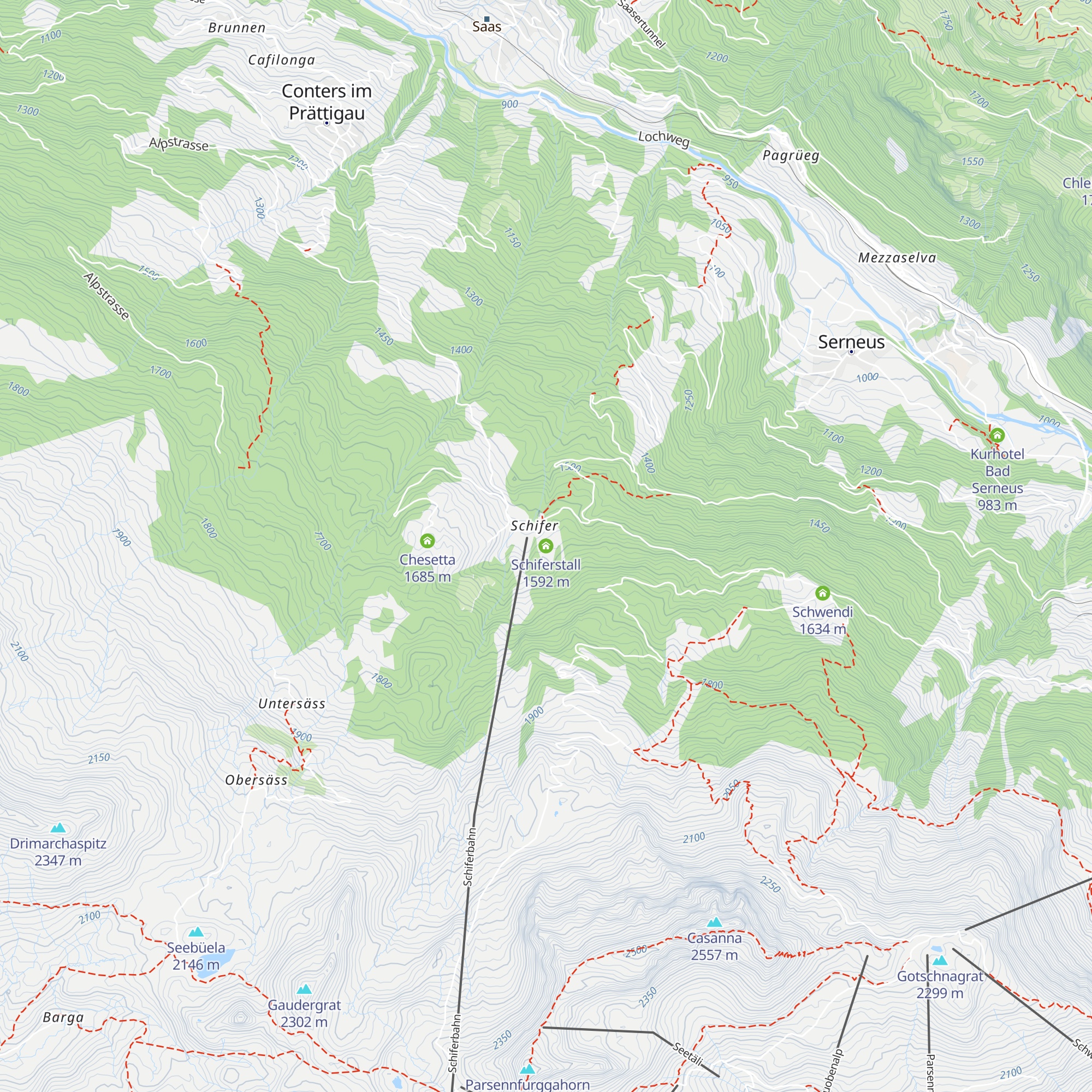 Schiferstall map