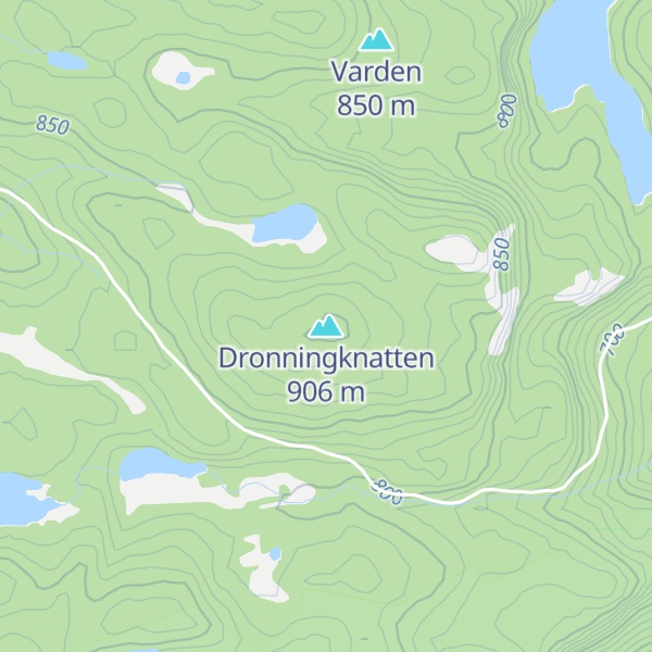Map of Dronningknatten