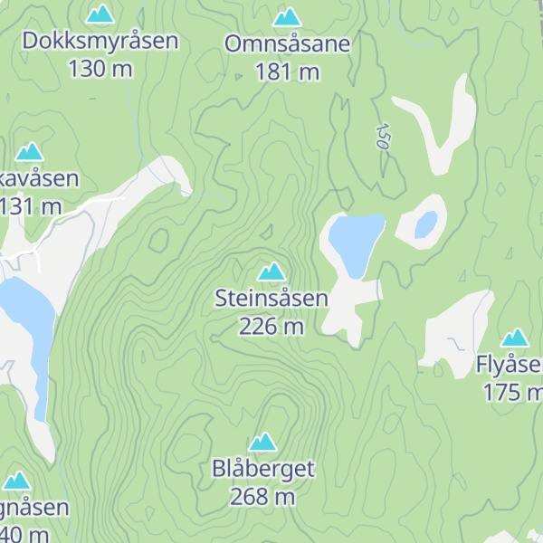 Map of Steinsåsen