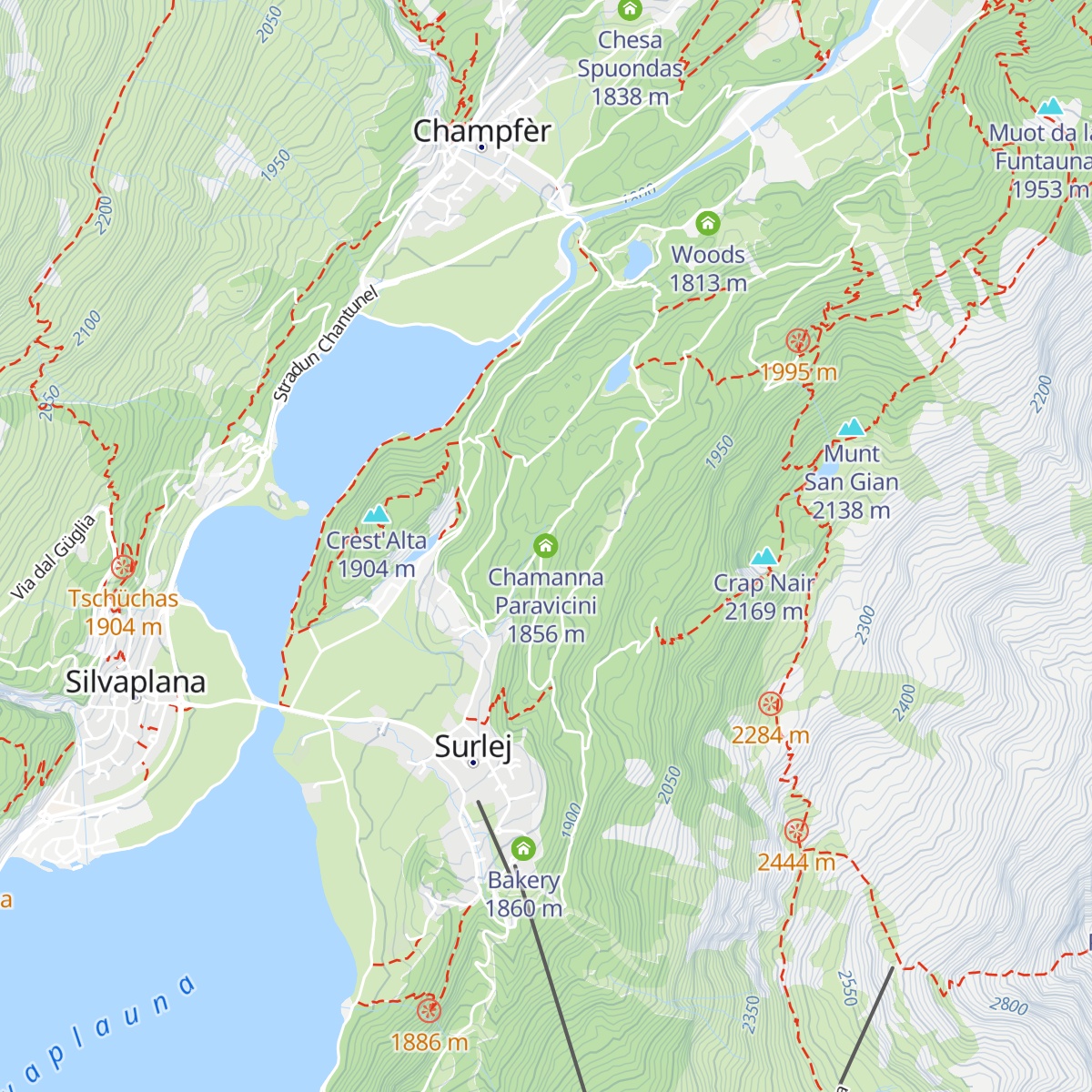 Chamanna Paravicini map