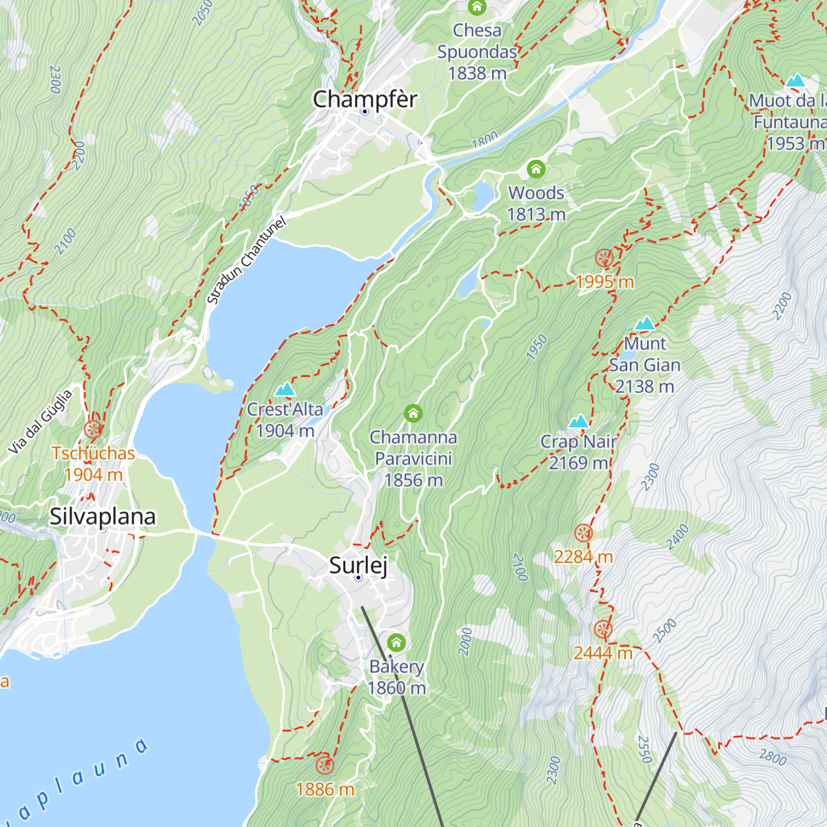 Chamanna Paravicini map