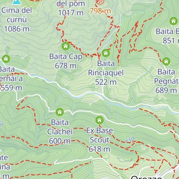 Map of Baita Lacnì Bas