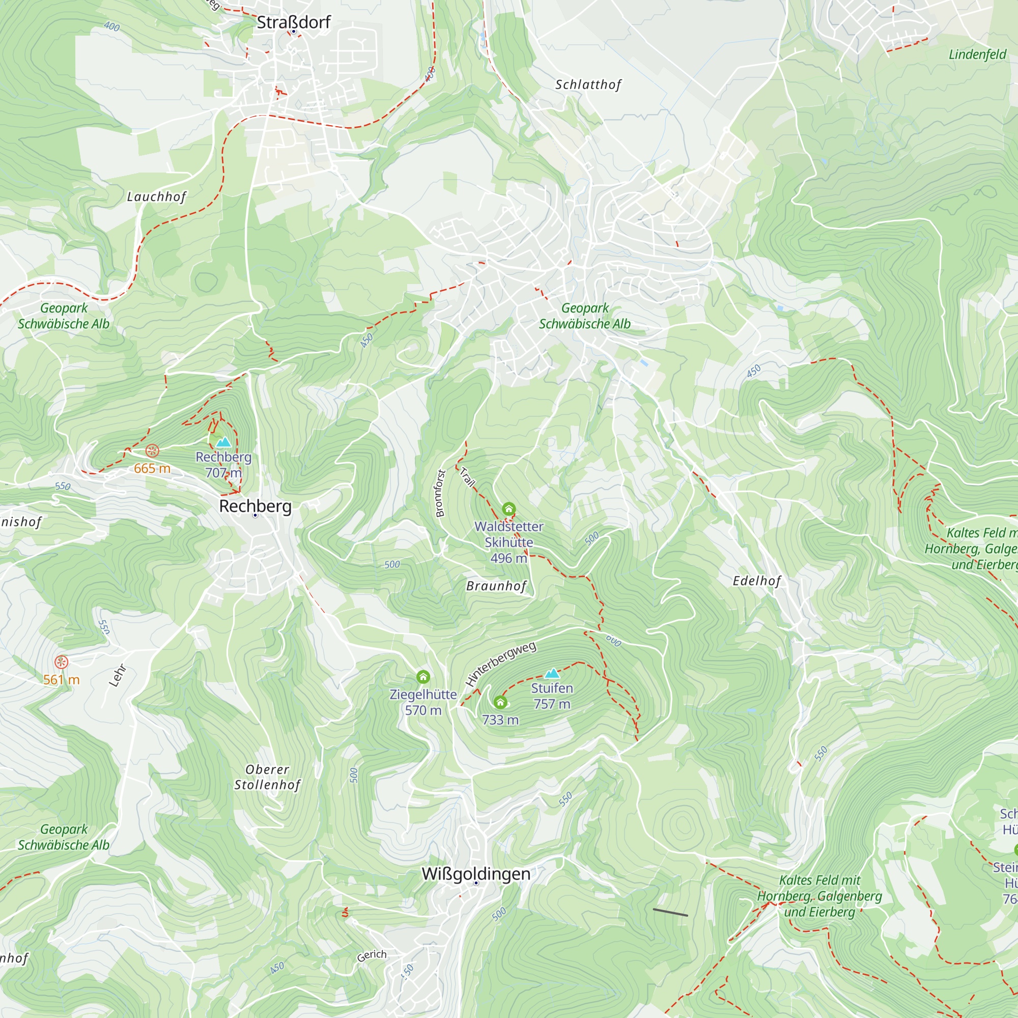 Waldstetter Skihütte map