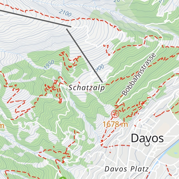 Map of Schatzalp