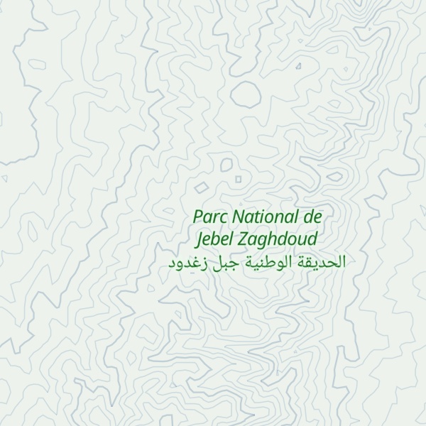 Map of Jebel Bou Hajar