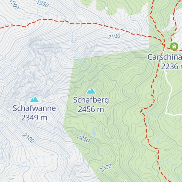 Map of Schafberg