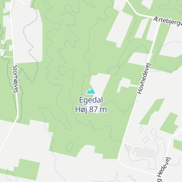 Map of Egedal Høj