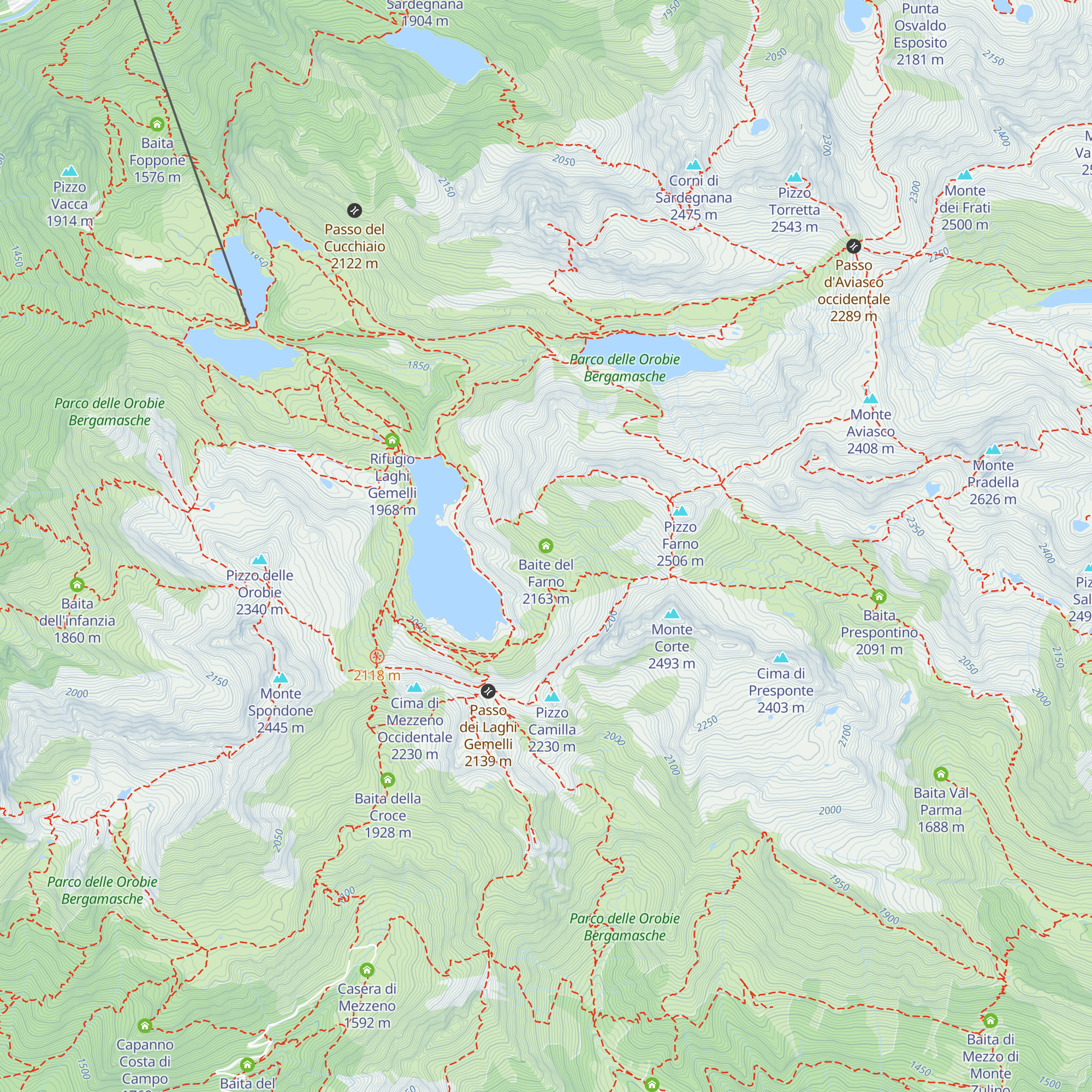 Baite del Farno map