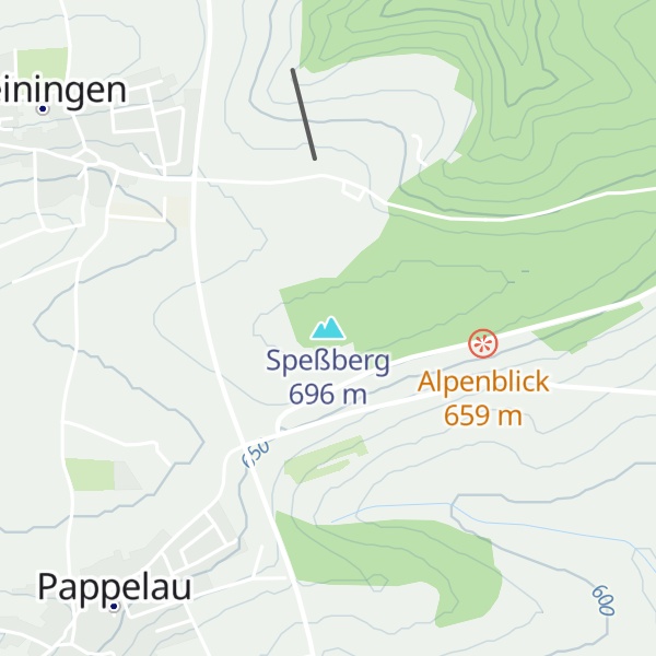 Map of Speßberg