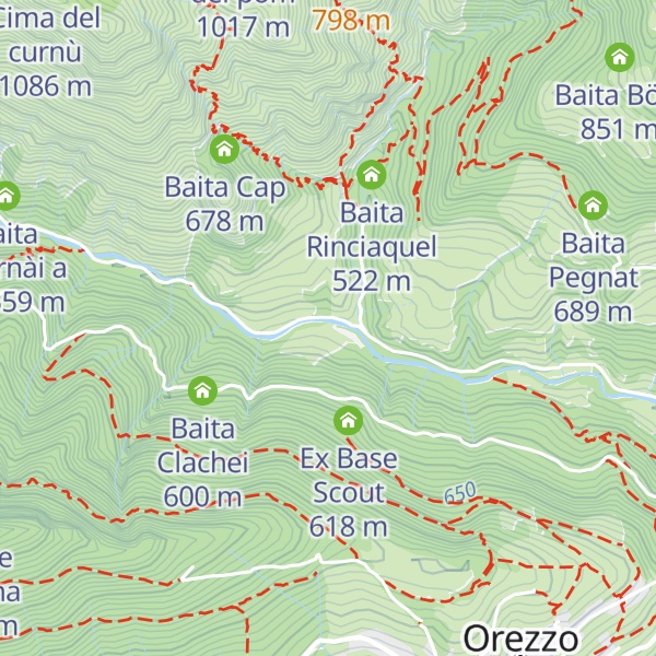 Map of Baita Rosét