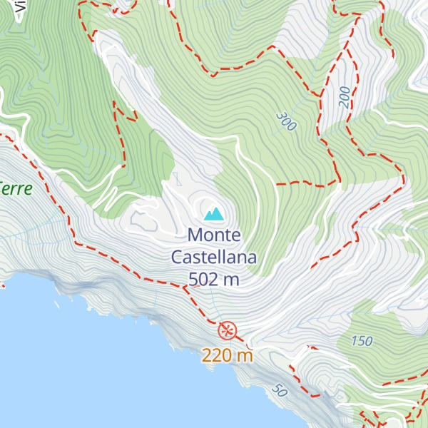 Map of Monte Castellana