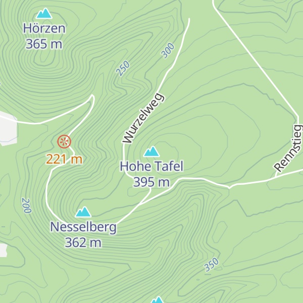 Map of Hohe Tafel