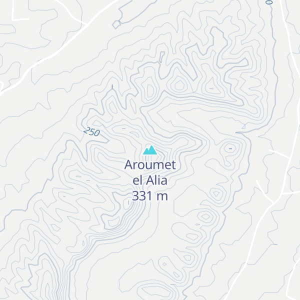 Map of Aroumet el Alia