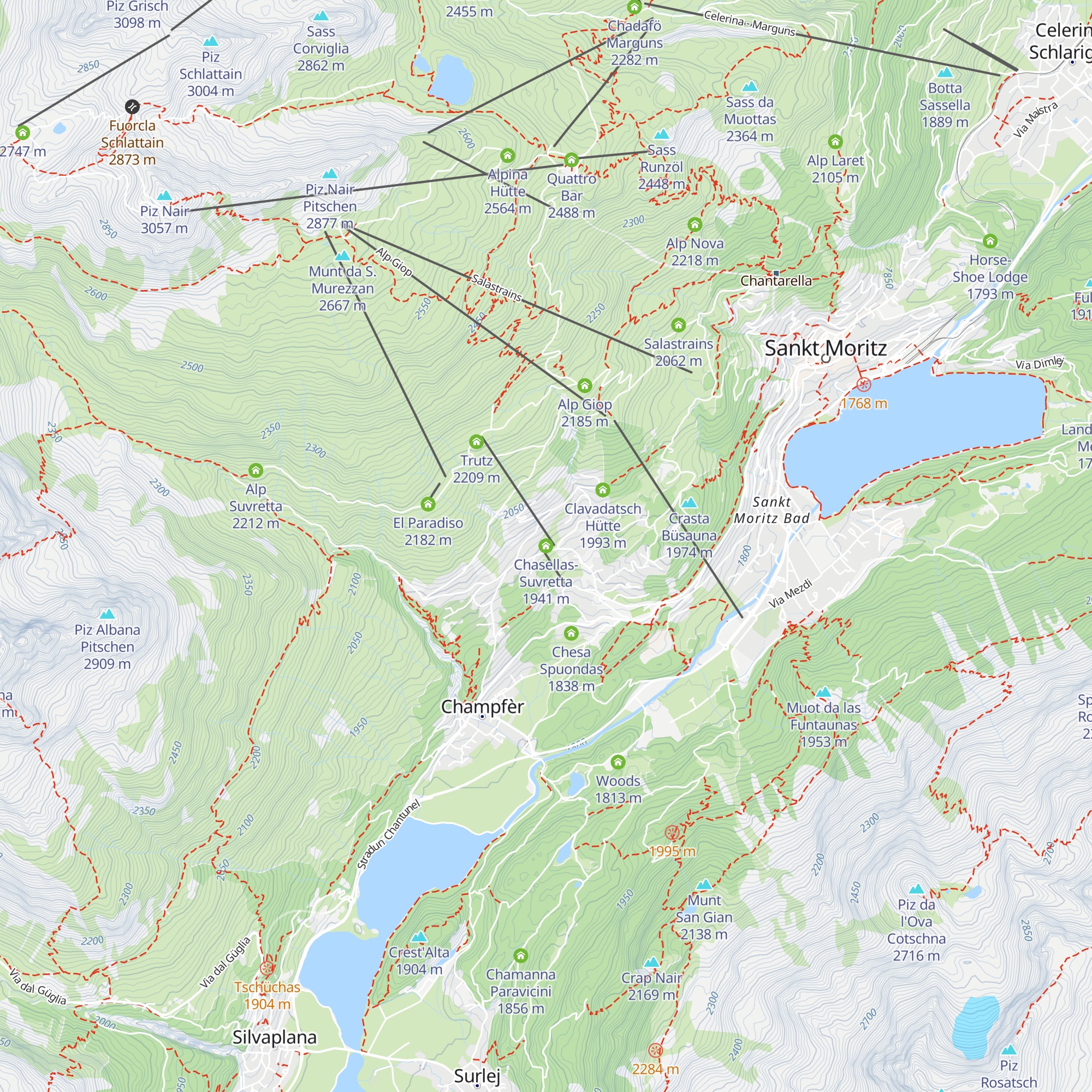 Chasellas-Suvretta map