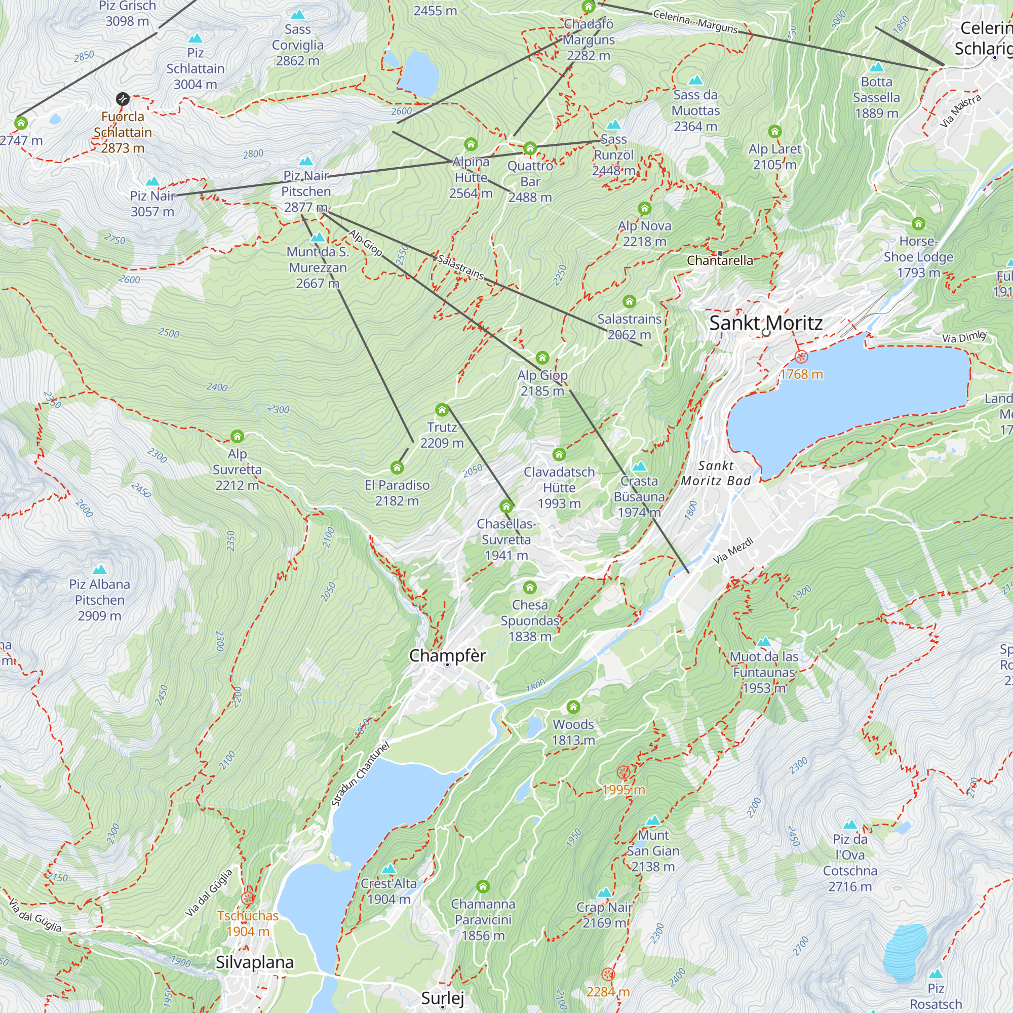 Chasellas-Suvretta map