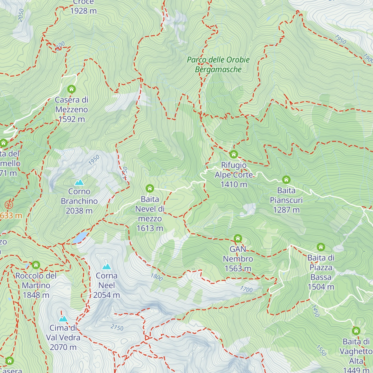 Baita Nevel Bassa map