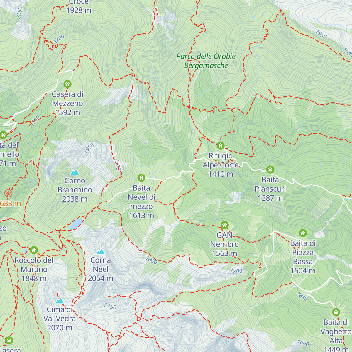 Baita Nevel Bassa map