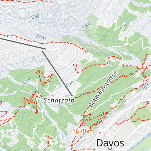 Map of Strela Alp Bergrestaurant