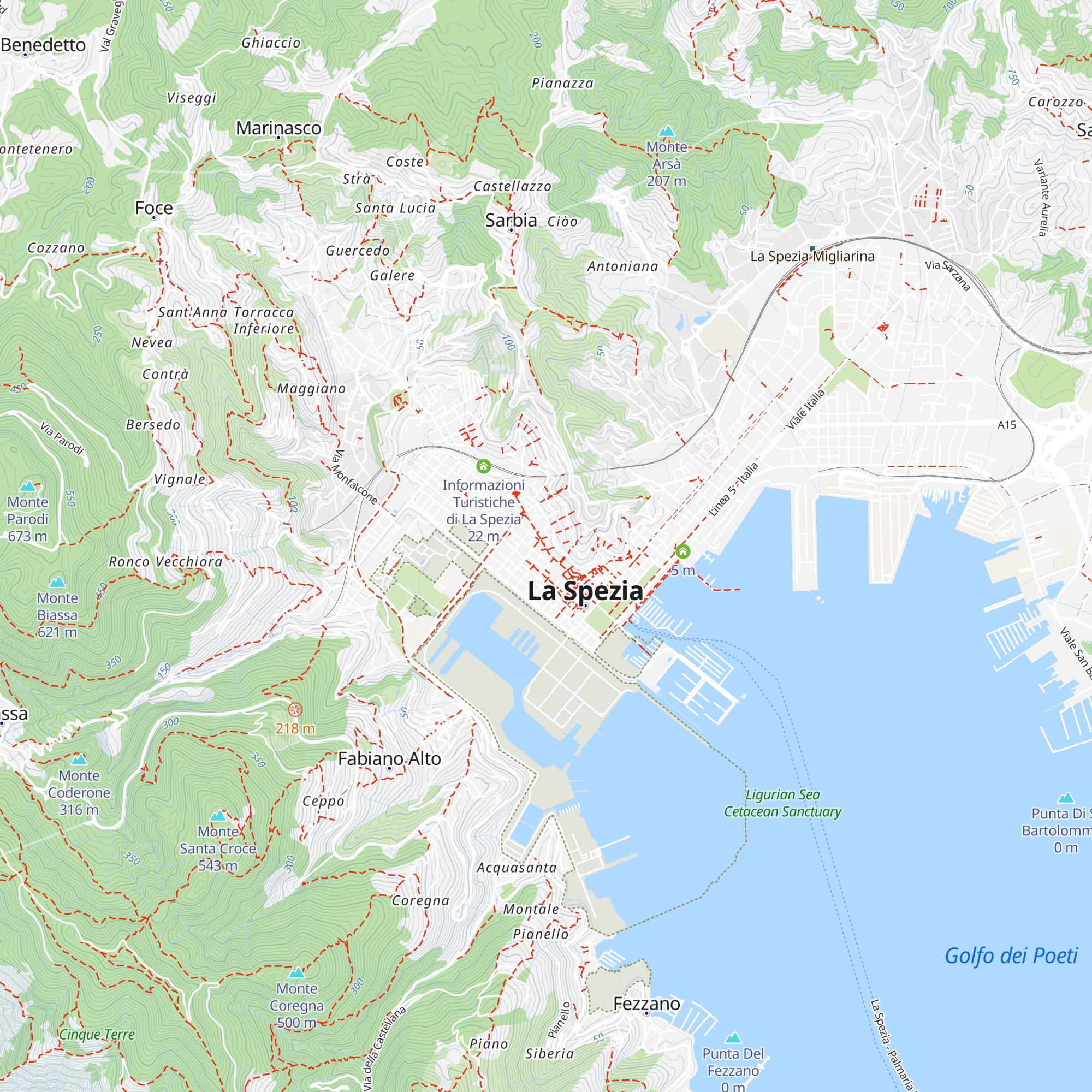 Tourist infopoint map